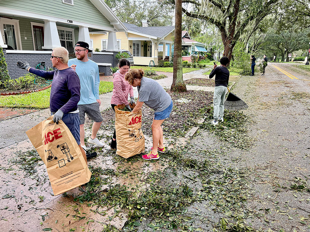 Neighborhood clean-up