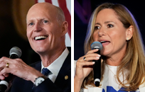 Rick Scott and Debbie Murcasel-Powell