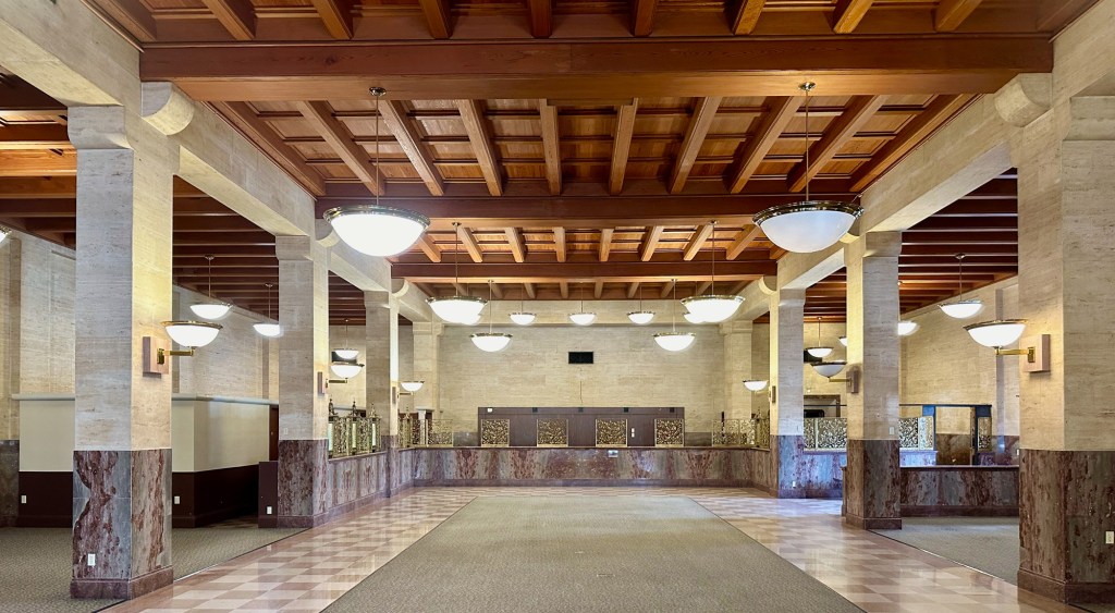 First National Bank interior